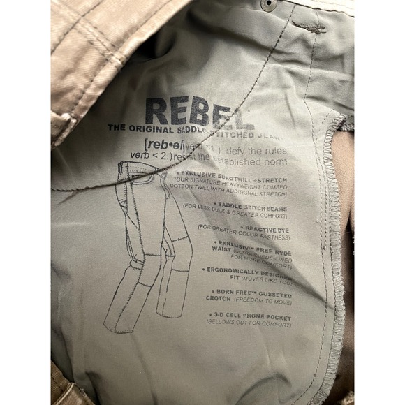 KUHL Rebel Pants Mens 36x32 Brown Vintage Patina Dye Articulated Knee Hiking - Picture 7 of 16